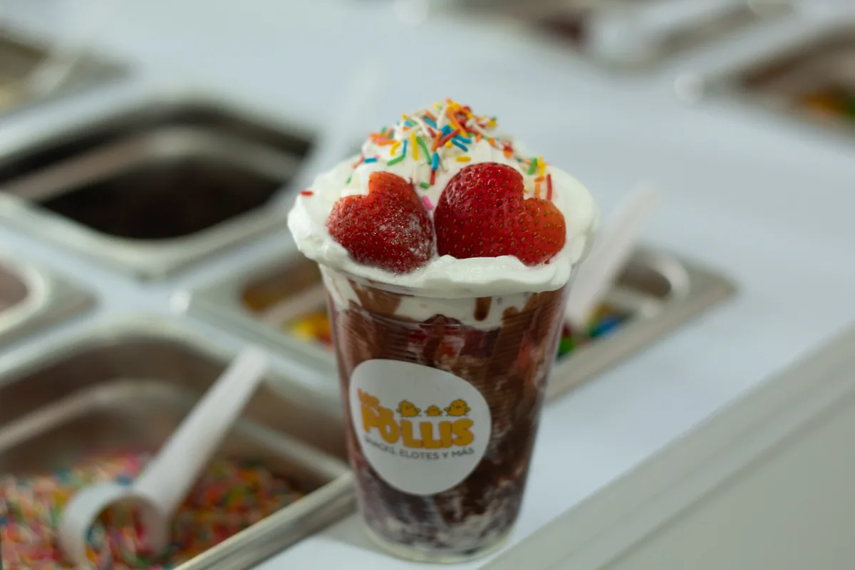 Fresas con crema chico